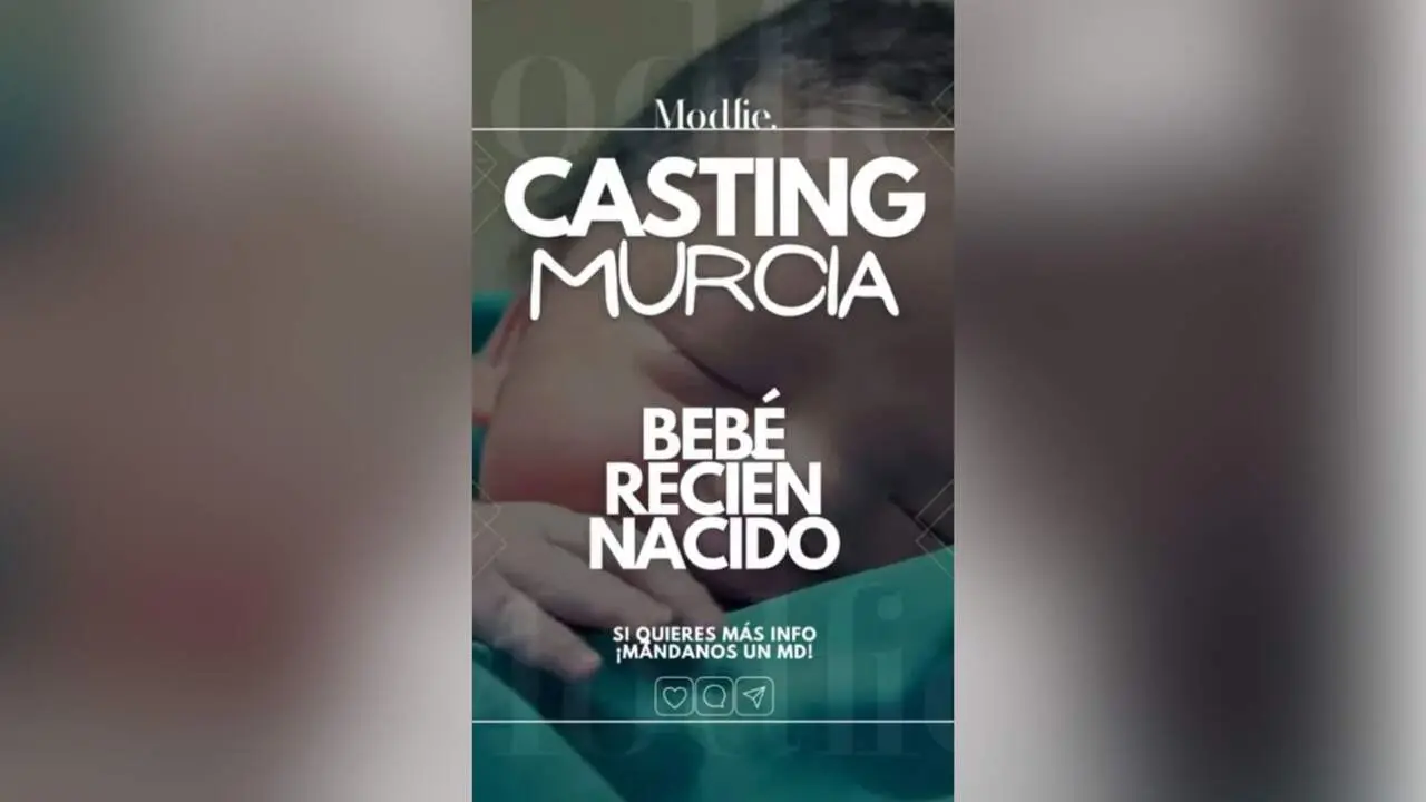 Buscan beb&eacute;s reci&eacute;n nacidos en Murcia para participar en una producci&oacute;n internacional (foto: IG)