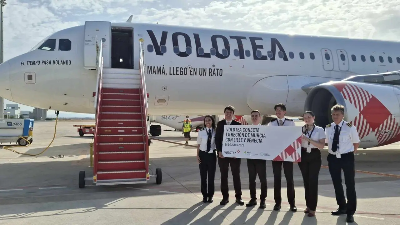 Vuelos directos a Lille y Venecia desde el aeropuerto de Murcia