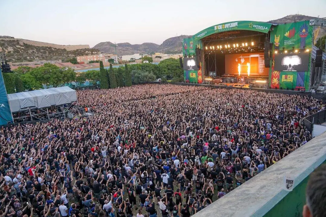 Actuaci&oacute;n de Iron Maiden en el Rock Imperium