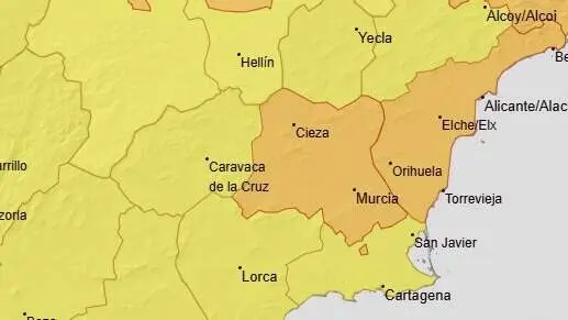 Avisos por calor (foto: Aemet)