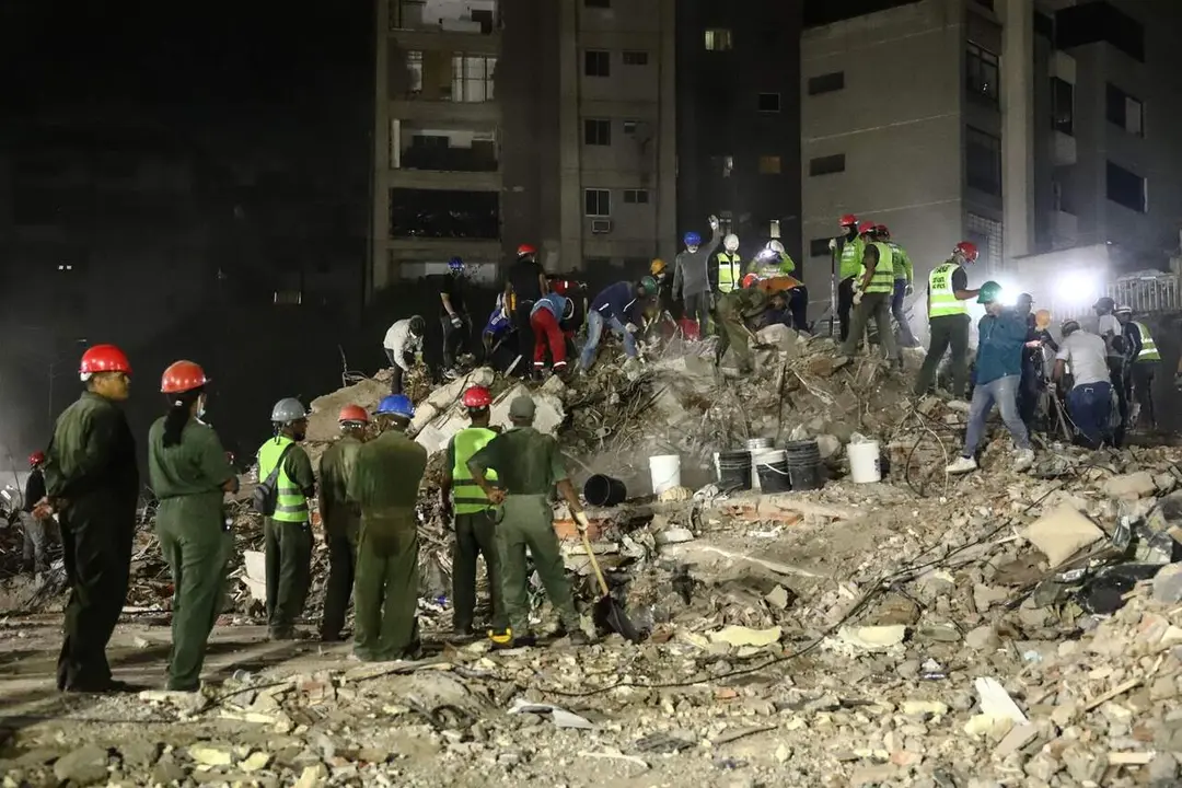 Equipos de rescate en Venezuela el pasado 4 de julio