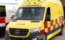 Imagen de archivo de una ambulancia del SMS