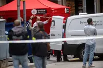 Zona acordonada por los Mossos d'Esquadra d&oacute;nde ha tenido lugar el suceso (foto: EP)