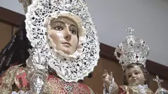 Imagen de la talla de la Virgen de la Fuensanta (foto: La 7)