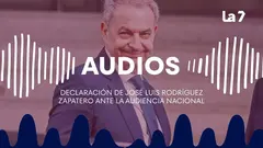 Audios de la declaraci&oacute;n de Jos&eacute; Luis Rodr&iacute;guez Zapatero ante la Audiencia Nacional (foto: La 7)