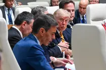 El presidente del Gobierno, Pedro S&aacute;nchez, y el presidente estadounidense, Donald Trump (foto: EP)