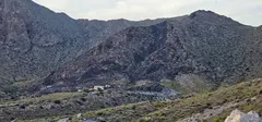 Superficie afectada en el incendio de la Sierra de las Moreras de Mazarr&oacute;n (foto: Protecci&oacute;n Civil de Mazarr&oacute;n)
