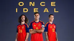 Rodri, Pedro Porro y Marc Cucurella en el once ideal del Mundial 2026 (foto: RFEF)