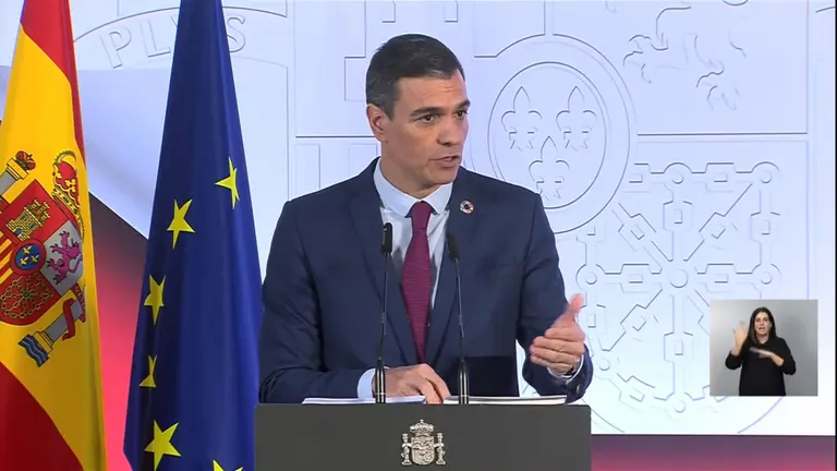 Pedro S&aacute;nchez, este 27 de diciembre
