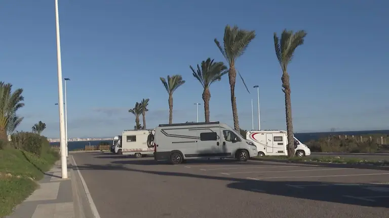 Autocaravanas en Cabo de Palos