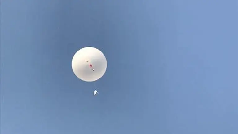 Globo en el cielo norteamericano
