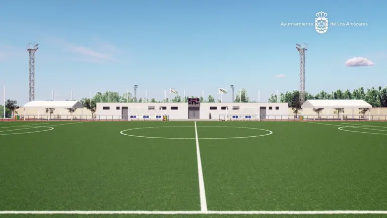 Proyecci&oacute;n del nuevo campo de Los Alc&aacute;zares