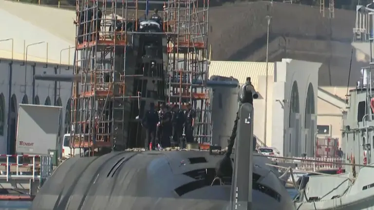 Submarino S-81 que se encuentra en la ciudad de Cartagena (foto: La 7)