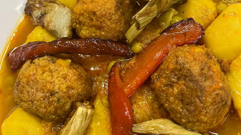 Alb&oacute;ndigas de bacalao (foto: La 7)