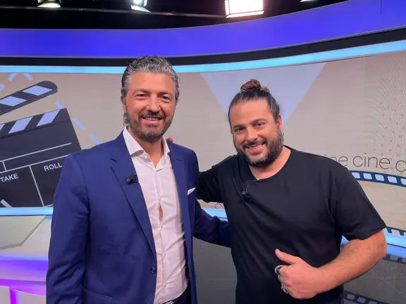 Alfonso Hern&aacute;ndez Zapata, presidente de la FREMM y Alejandro Rius, presidente de Cinemur (foto: La 7)