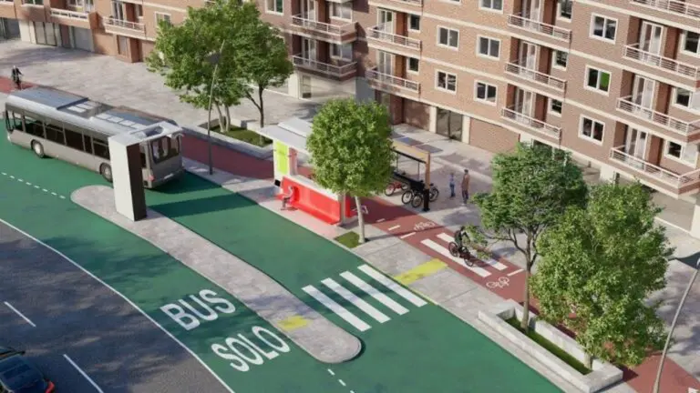 Detalle del plan de movilidad en el Barrio del Carmen