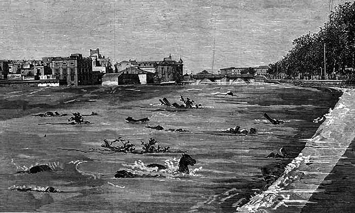 Imagen de la riada de Santa Teresa