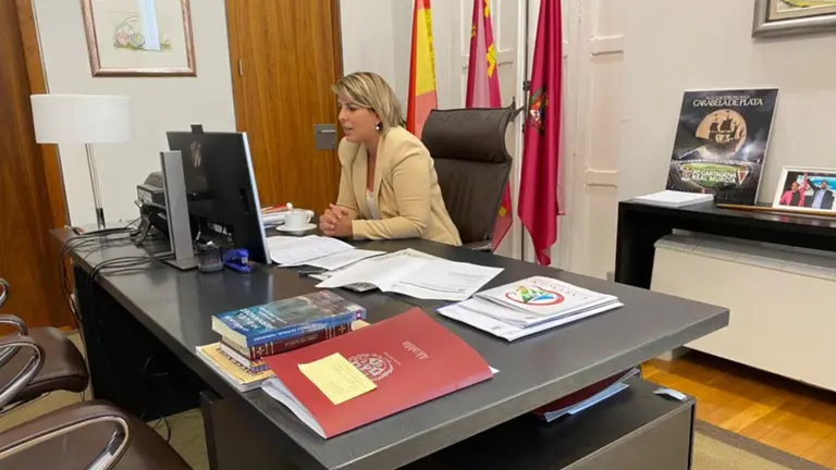 Noelia Arroyo, en su despacho