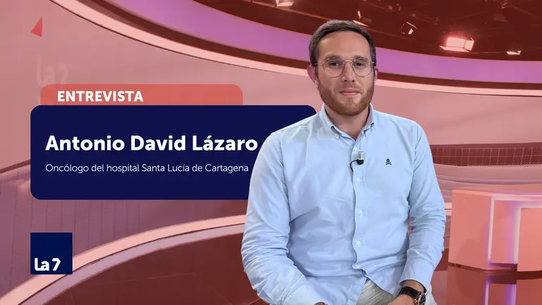 Antonio David L&aacute;zaro, onc&oacute;logo del hospital Santa Luc&iacute;a (foto: La 7)