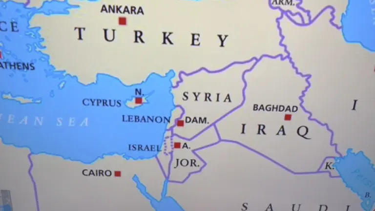 Mapa de Israel