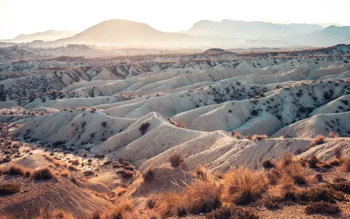 El desierto de Mahoya en el municipio de Abanilla