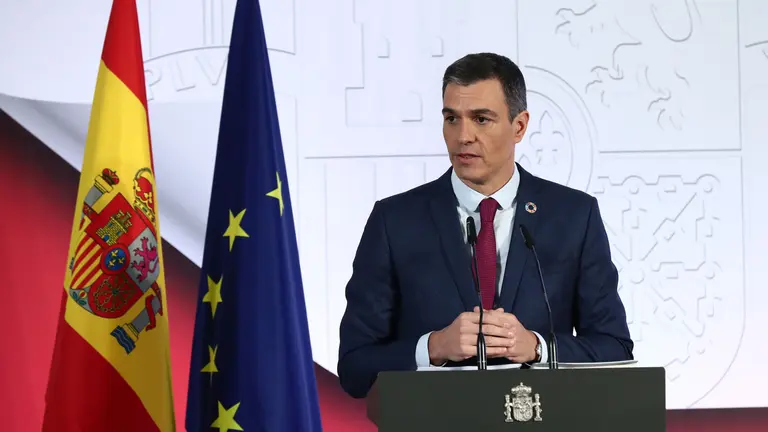 Pedro S&aacute;nchez en rueda de prensa
