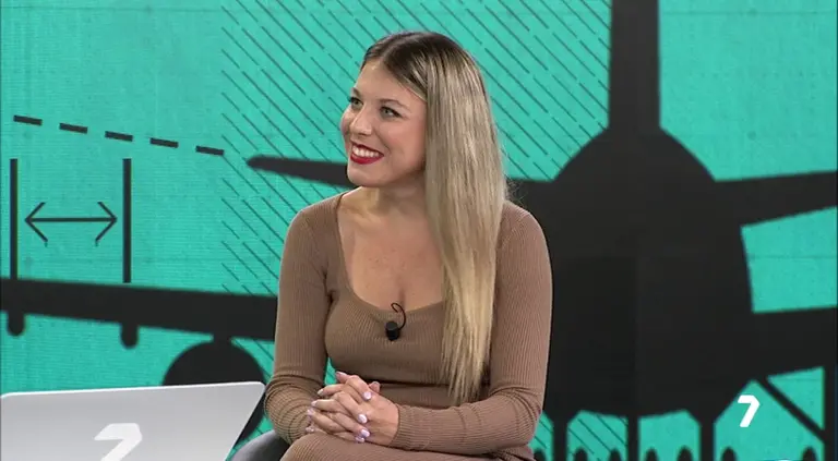 Ana Garc&iacute;a Zamora, periodista de La 7 Noticias (foto: La 7)