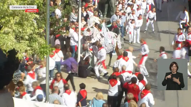 El susto de caballo en los Caballos del VIno