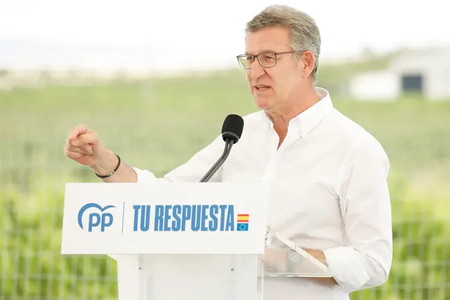 El presidente del Partido Popular, Alberto N&uacute;&ntilde;ez Feij&oacute;o (foto: EP)