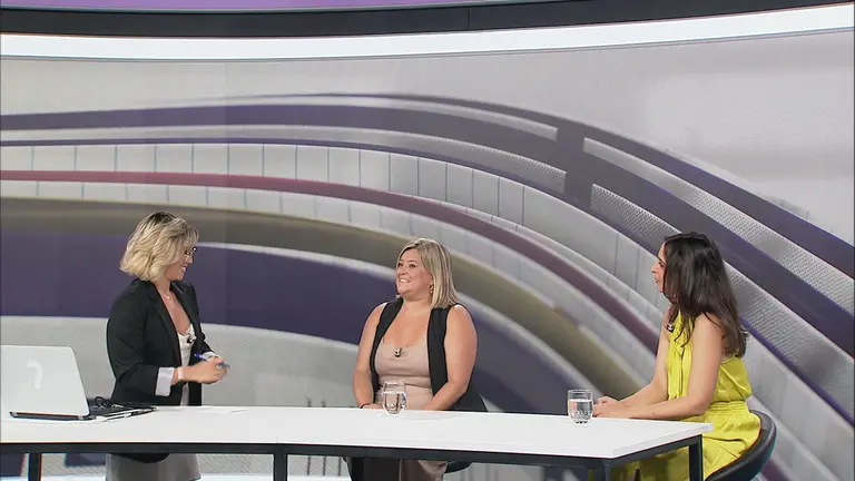 Entrevista en la 7 Noticias (foto: La 7)