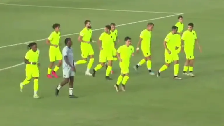 Goles del Bournemouth sub-21 - FC Cartagena (V&iacute;deo: Telecartagena/FC Cartagena)