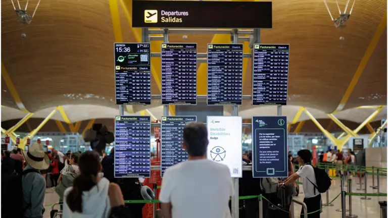 Imagen de archivo del aeropuerto de Madrid-Barajas