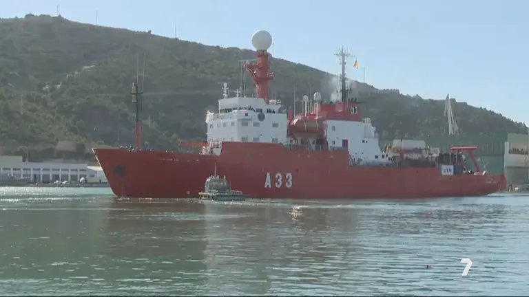El buque de investigaci&oacute;n oceanogr&aacute;fica 'Hesp&eacute;rides' (foto: La 7)