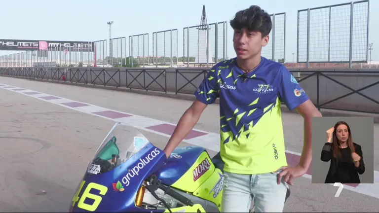 El piloto &Aacute;lvaro Lucas (foto: La 7)