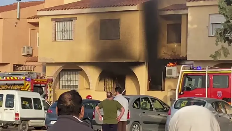 Un incendio en una vivienda de Los Alc&aacute;zares