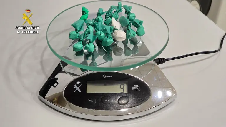 Droga incautada por la Guardia Civil (foto: GC)