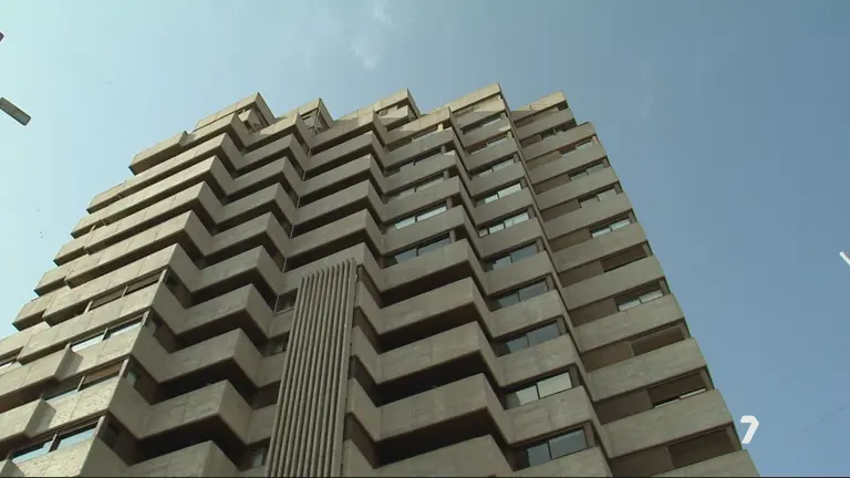 Edificio Hispania, en Murcia (foto: La 7)