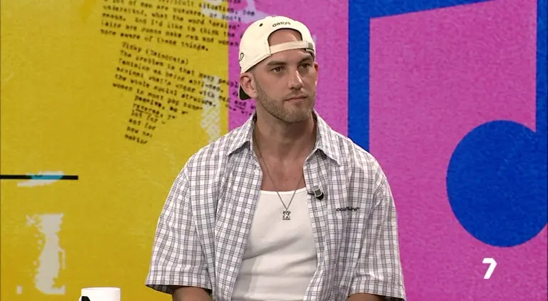 Toni Fern&aacute;ndez (Naito), en Las Noticias de la Noche (foto: La 7)