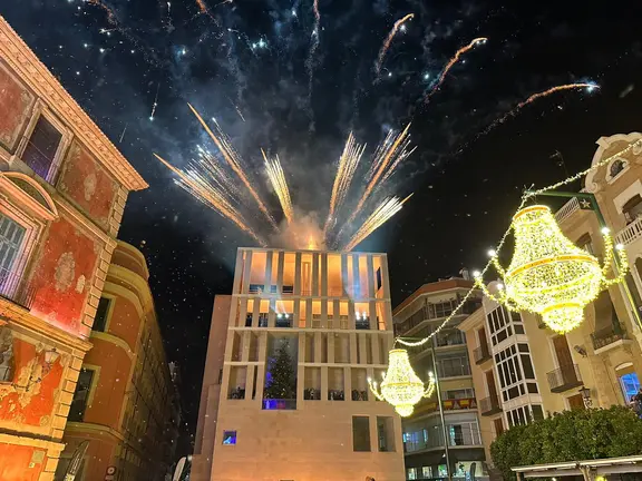 Encendido de las luces de Navidad de Murcia 2025
