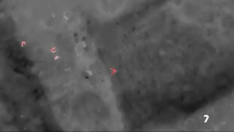 Una persecuci&oacute;n a pie grabada por un dron acaba con un detenido en Lorca (foto: La 7)