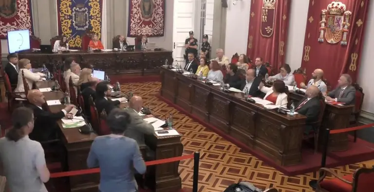 Pleno en el Ayuntamiento de Cartagena
