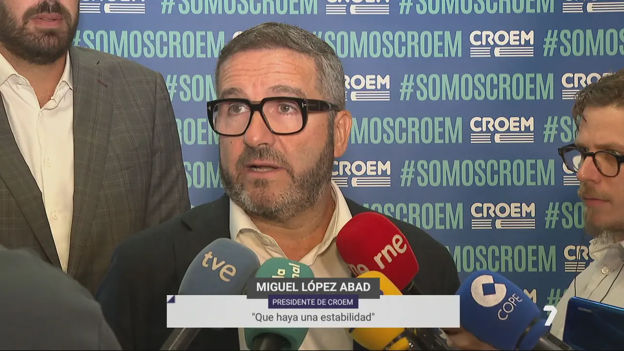Miguel L&oacute;pez Abad, presidente de CROEM (foto: La 7)