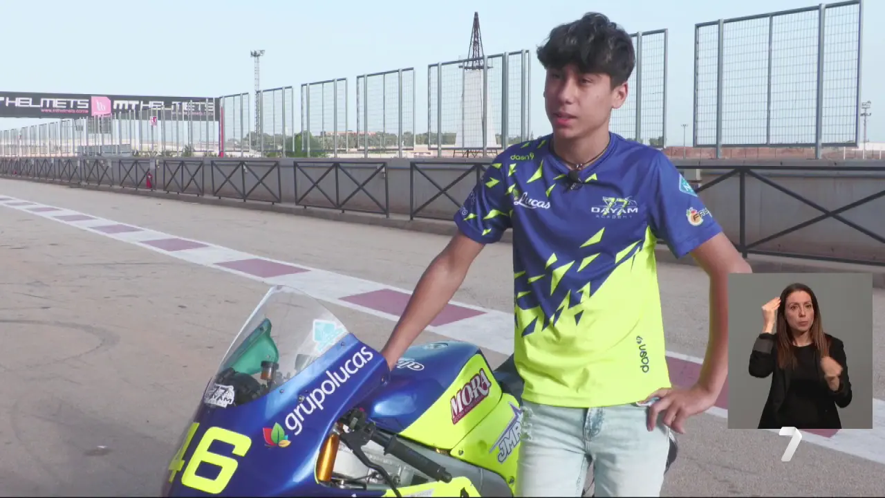 El piloto &Aacute;lvaro Lucas (foto: La 7)