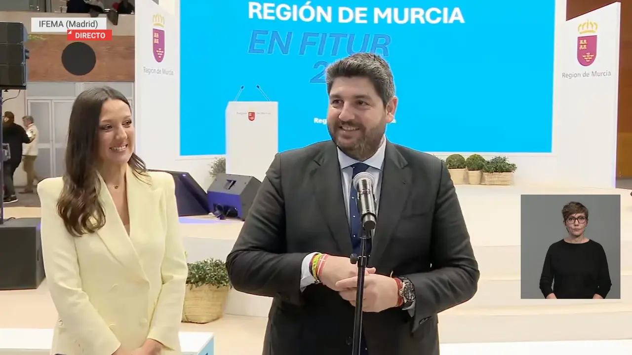 Fernando L&oacute;pez Miras en FITUR (foto: La 7)