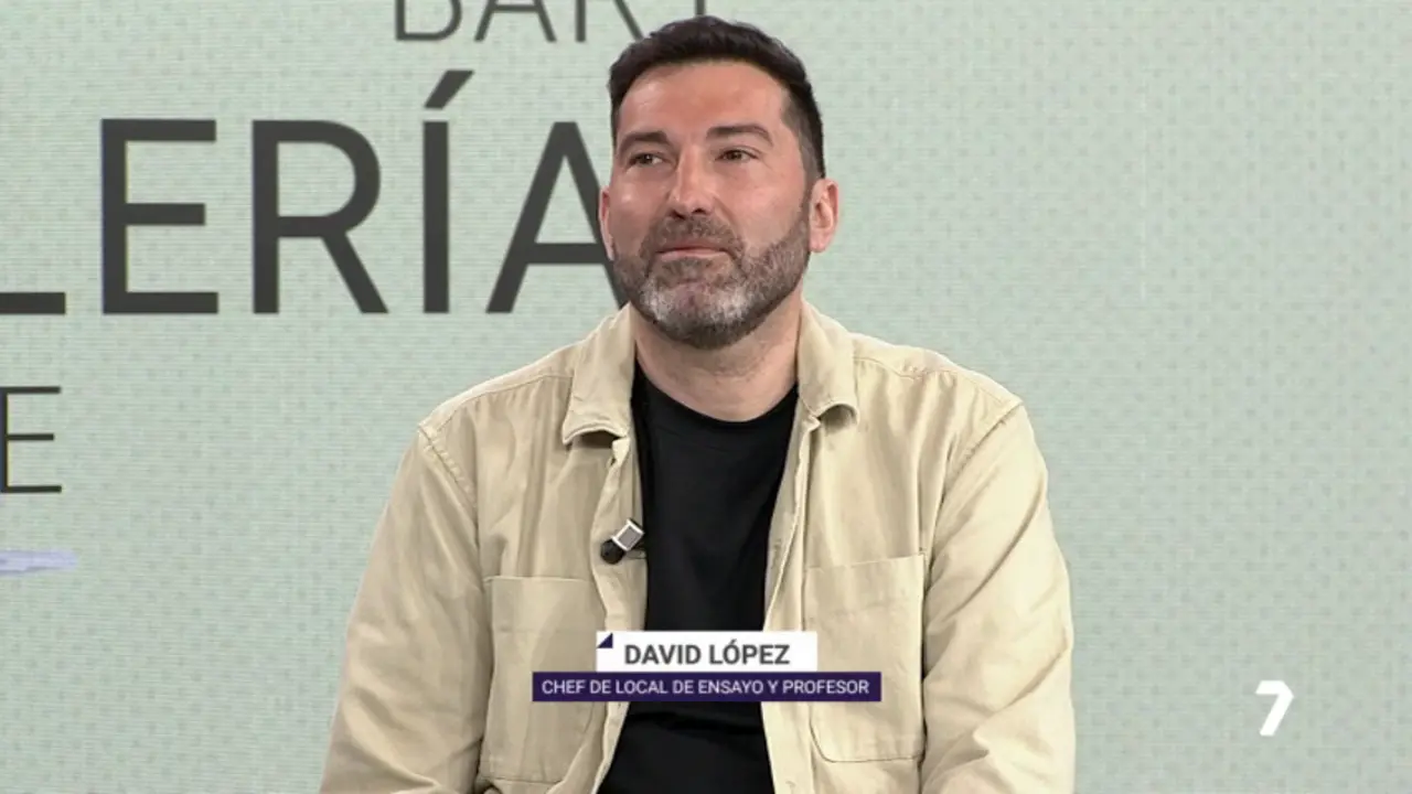 David L&oacute;pez, chef de 'Local de Ensayo' y profesor (foto: La 7)