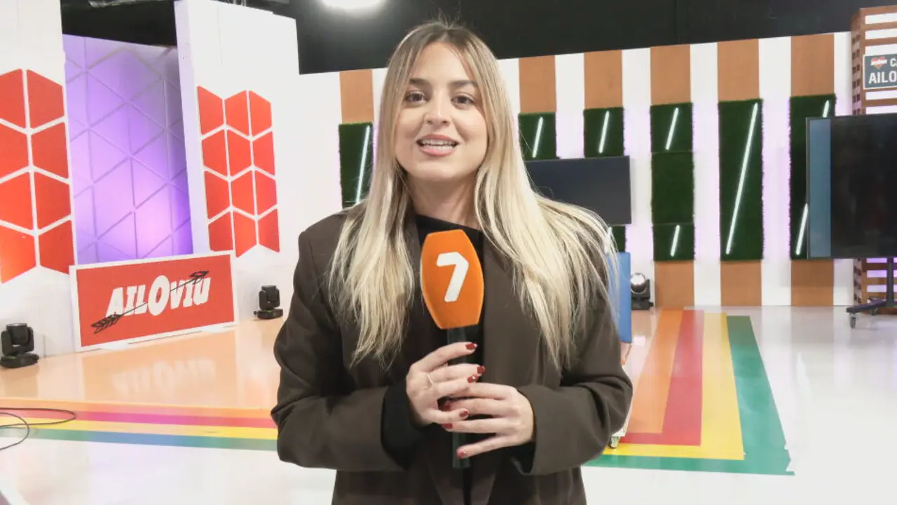 Aitana Brocal, en el plat&oacute; de Ailoviu