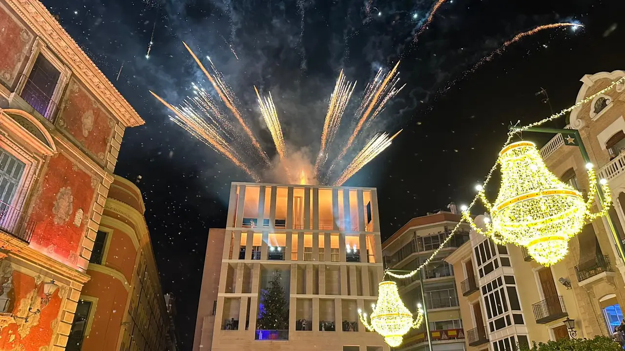 Encendido de las luces de Navidad de Murcia 2025