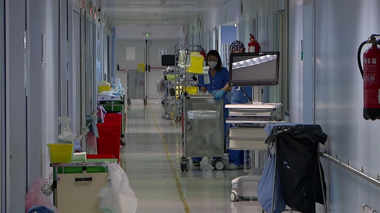 Pasillo de un hospital