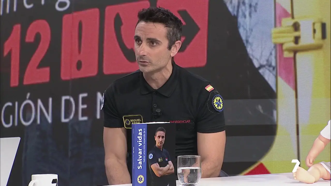 Miguel Assal, t&eacute;cnico de emergencias sanitarias y divulgador, en La 7 Noticias (foto: La 7)
