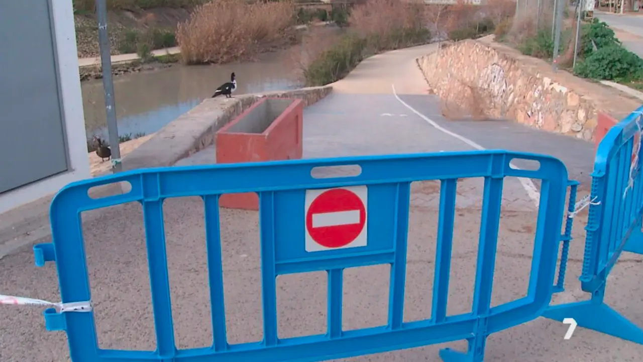Cerrados los accesos al R&iacute;o Segura